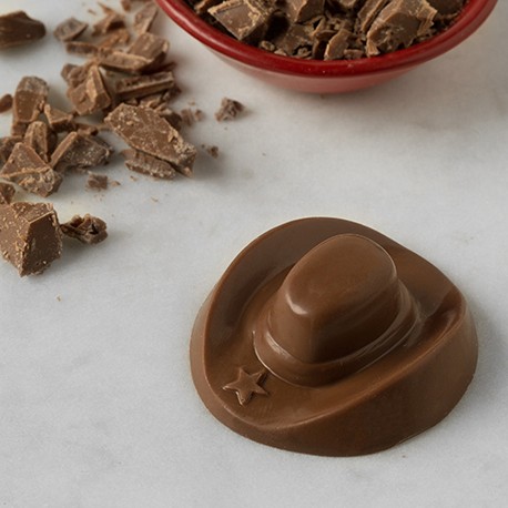 Bedré Milk Chocolate Cowboy Hat Mold