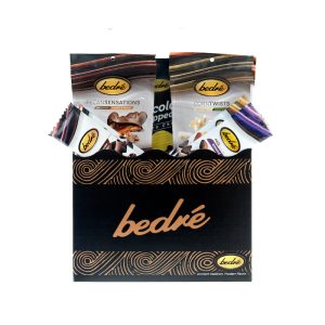 spiral black gift box
